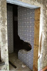 Monte Palace Hotel Azores moldy walls broken tile 2013
