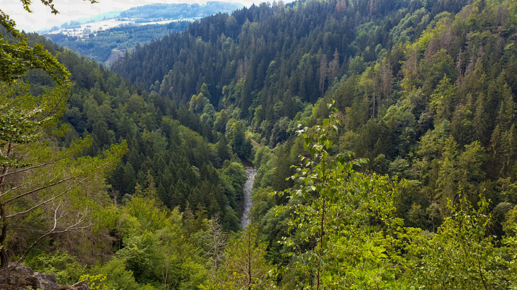 Kamenického stezka -výhledy na Jizeru