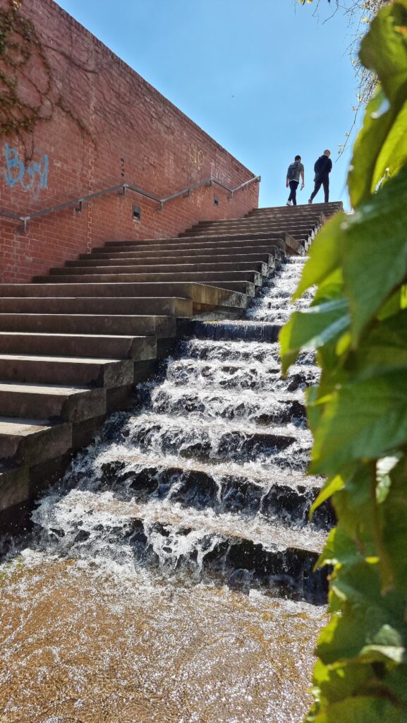 Vodní schody Bašty, Brno