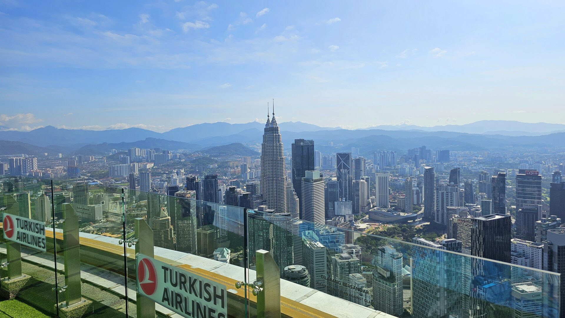 Výhled z KL Tower, Kuala Lumpur, Malajsie
