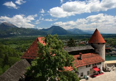 Slovinsko - Hrad Bled